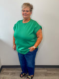 Mid Rise Wide Leg Jean