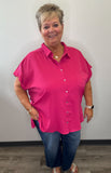 Solid Button Down Top