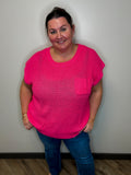 Patch Pocket Knit Top