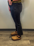 Tummy Control Mid Rise Crop Straight Jean