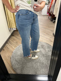 High Rise Crop Wide Leg Jean
