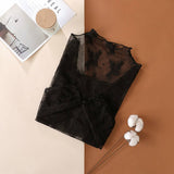 Semi Sheer Mesh Top