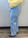 High Rise Stripe Trouser