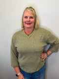 Cuffed 3/4 Sleeve Top