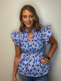 Bloom Smocked Top