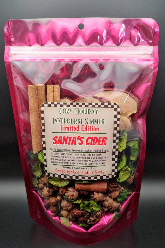 Cozy Holiday Simmering Potpourri- Santa's Cider 4 oz.