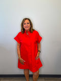 Sleek Button Dress
