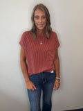 Ribbed Pocket Tee