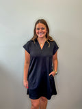 Collar Pocket Dress