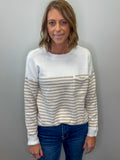 Colorblock Striped Sweater