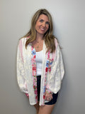 Pink Floral Statement Top