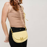 Alise Woven Crossbody Bag