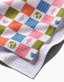 Earth Day Checkers Dishcloth Set