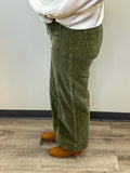 Cropped Corduroy Pants