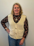 Curvy Floral Mesh Top