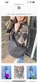 Large Quilted Puff Tote