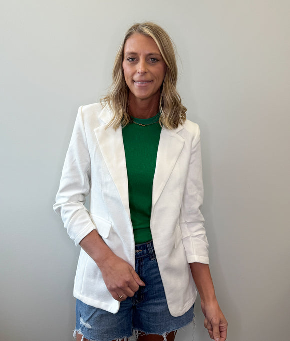 Pure White Blazer