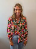 Mixed Floral Print Top