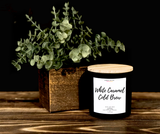 White Caramel Cold Brew 16 oz Candle  