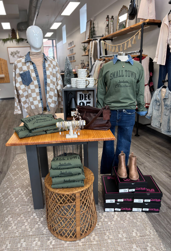 Small Town Christmas Crewneck