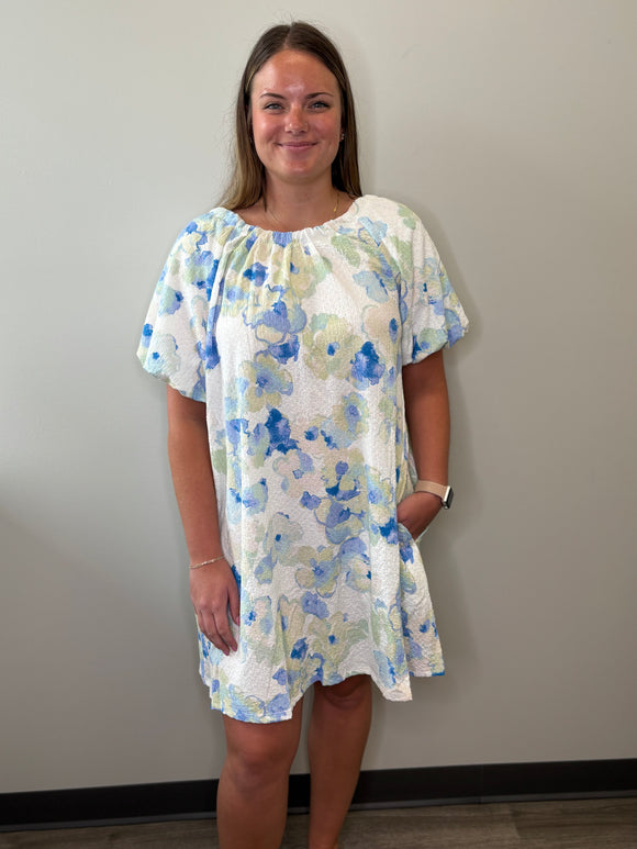Floral Watercolor Dress
