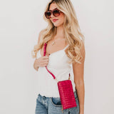 Woven Double Duty Phone Bag