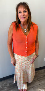 Scalloped Sweater Vest