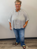 Curvy High Rise Crop-Straight Slim Jeans