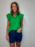 Floral Imprint Top