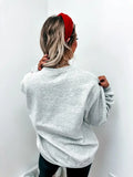 Spicy Ash Gray Graphic Crewneck