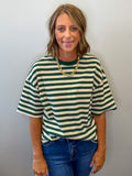 Boxy Stripe Top