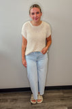 Light Wash High Rise Wide Leg