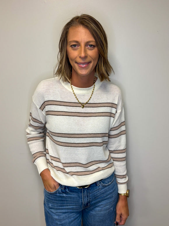 Light Stripe Sweater