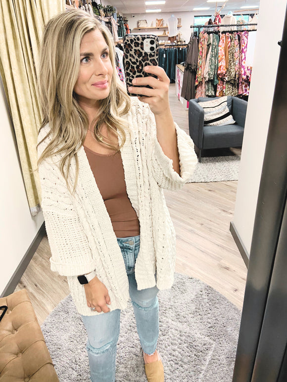 Cable Knit Cardi