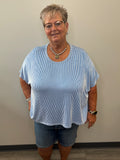 Ribbed Oversized Tee