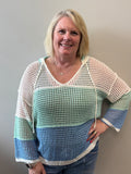 Colorblock Knit Sweater