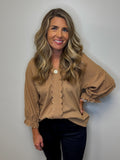 Scalloped Detail Blouse