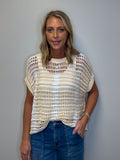 Crochet Knit Tee