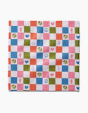 Earth Day Checkers Dishcloth Set