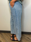 Pin Stripe Denim Pant