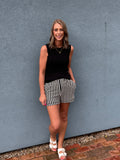 Ribbed Stripe Shortie