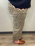 Animal Print Washed Pant
