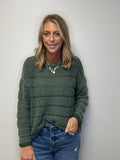Making It Happen Mineral Wash Sweater