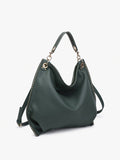 Carly Studded Women's Hobo/Crossbody Shoulder Bag