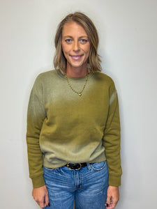 Ombre Spray Sweatshirt