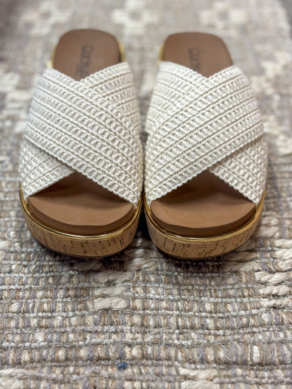 Corky Ivory Peace Out Sandal
