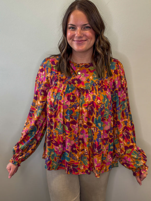 Floral Babydoll Top