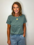 Exposed Seam Cotton Tee