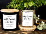 White Caramel Cold Brew 16 oz Candle  