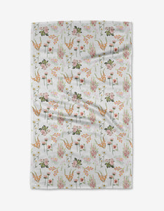 Delicate Floral Tea Towel